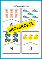 Sifferpussel 1 -20