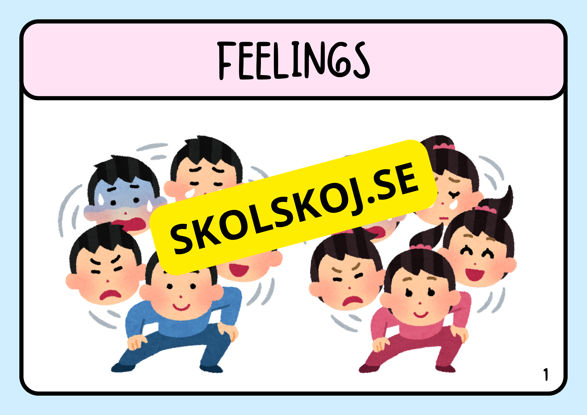 Feelings english activity book