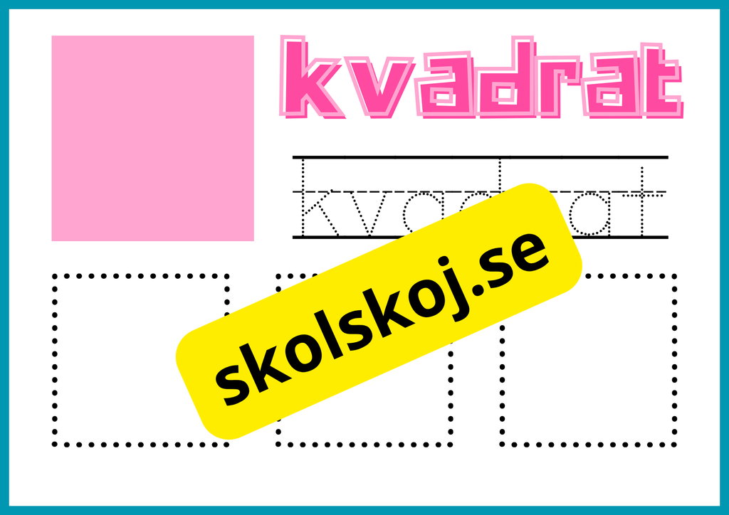 Vi spårar former - Häfte