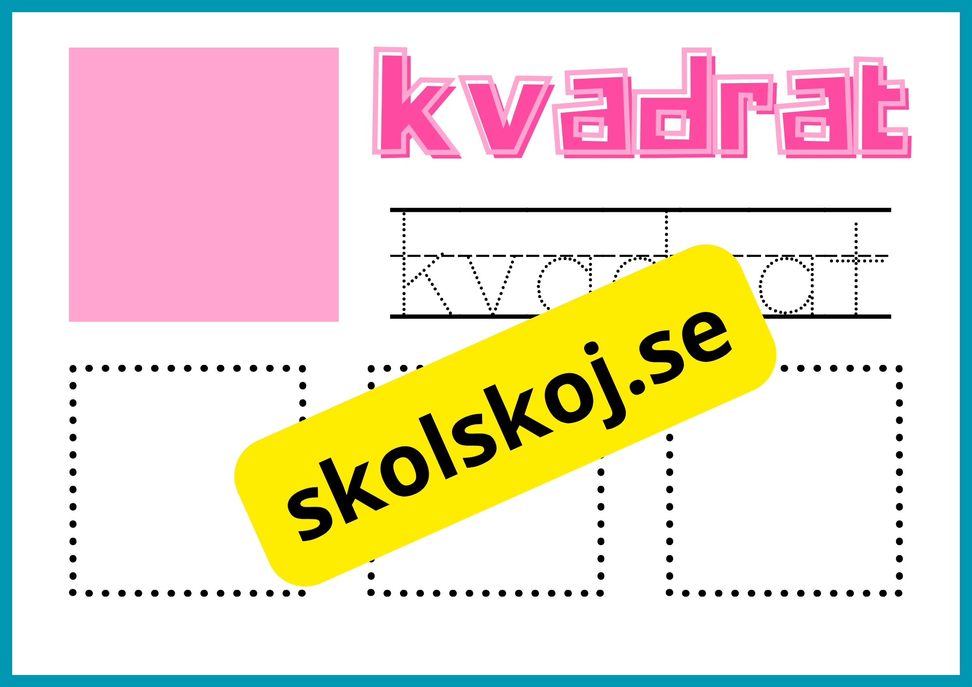 Vi spårar former - Häfte