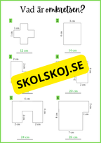 Vad är omkretsen + Facit