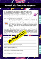 Läsuppgift med olika texter och teman - Årskurs 3 - 4