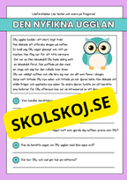 Läsförståelse - Djur- 14 texter