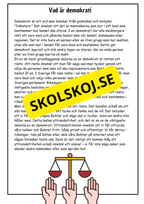 Vad är demokrati? - Årskurs 4 - 6 (18 sidor)