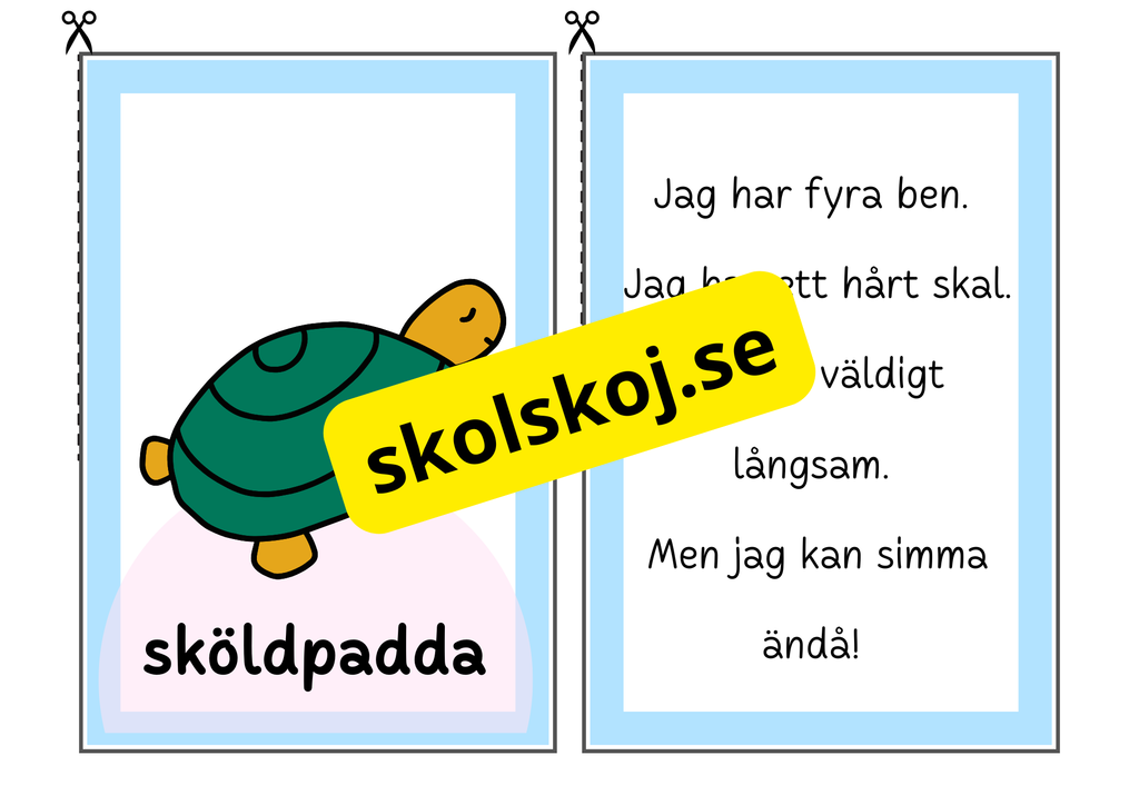 Grönt och vitt djurspel – Gissa husdjuret
