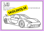 Fordon - Målarbok och fakta
