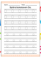 Veckans bokstav - Bokstaven Oo