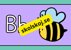 Väggalfabet - A3 Format - Hela alfabetet