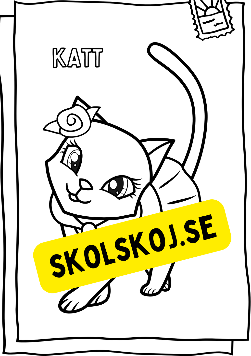 Bondgårdsdjur målarbok - Häfte