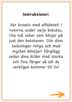 Min alfabetsbok - Häfte - 31 sidor