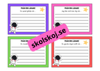 Lärarhälsningar till elever - Dinotema