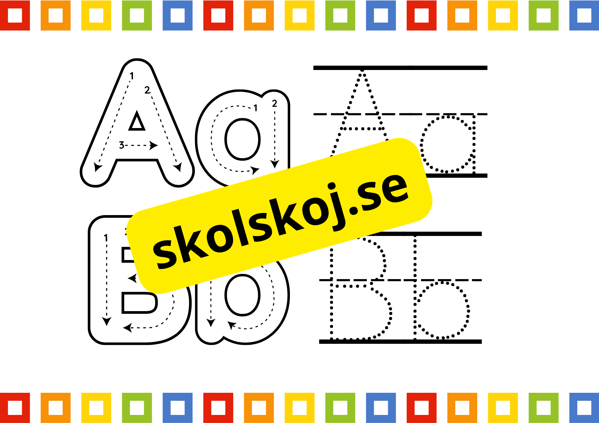 Dags att spåra bokstäver - Häfte