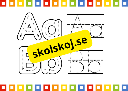 Dags att spåra bokstäver - Häfte