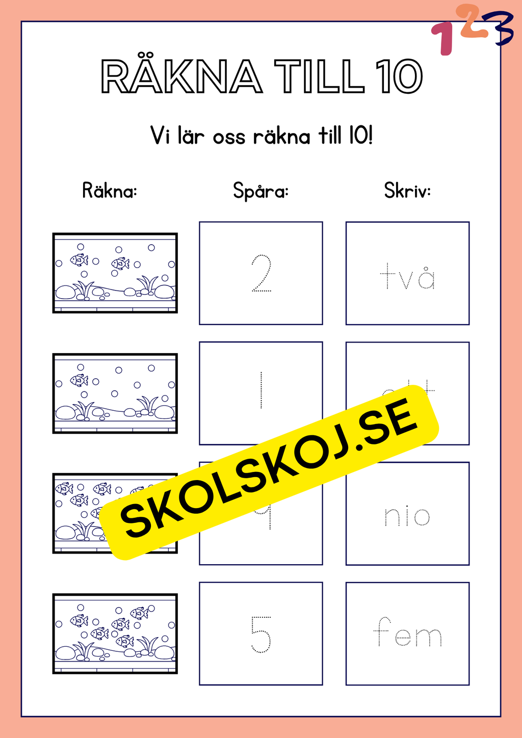 Räkna till 10