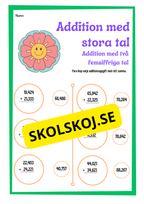 Addition med stora tal