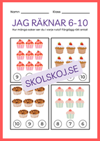 Jag räknar 6 - 10 - Häfte
