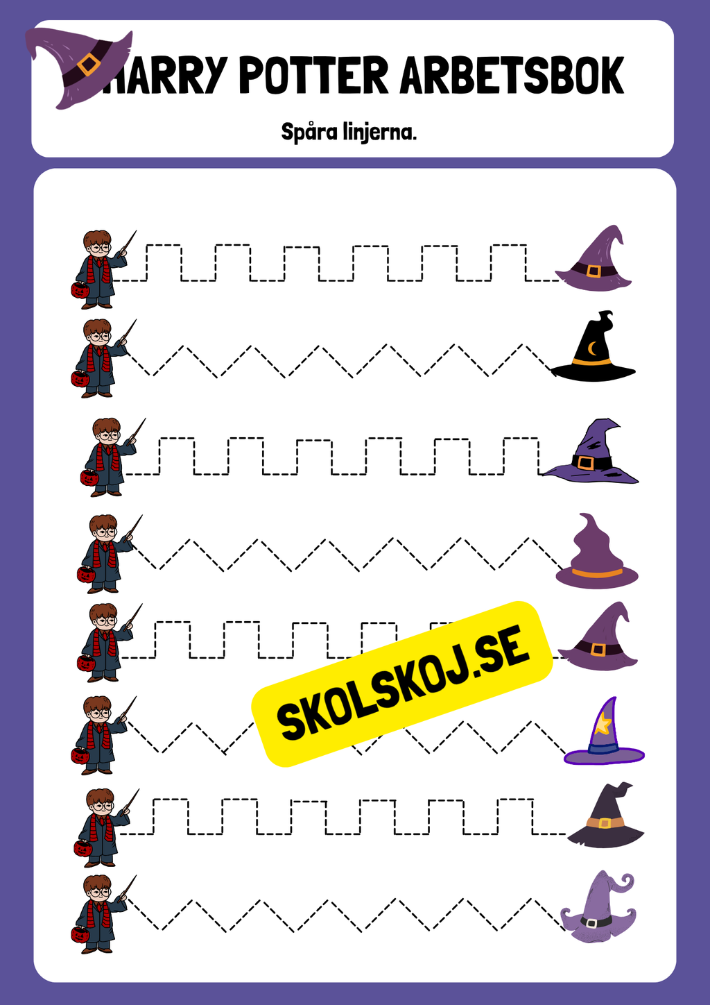Harry potter - Arbetsbok (21 s) - Fk - Åk 2