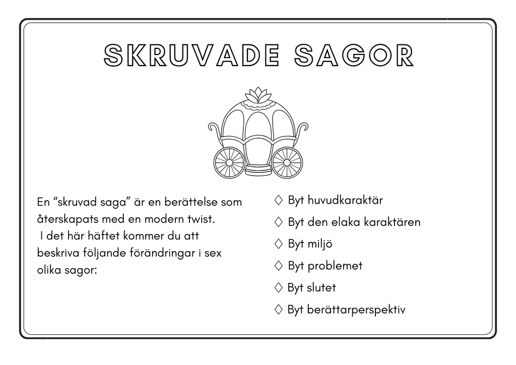Skruvade sagor