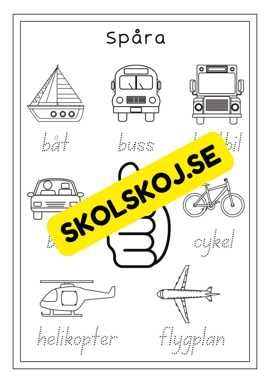 Resa och färd - Aktivitetsbok