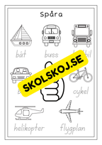 Resa och färd - Aktivitetsbok