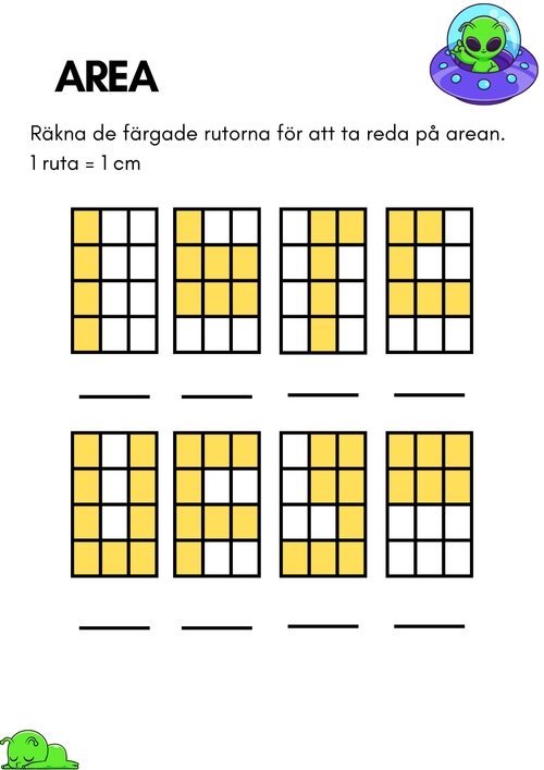 Area och omkrets - Årskurs 4 - 5