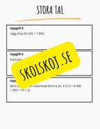 Matematikuppstart – Årskurs 5