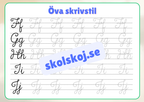 Öva skrivstil - Häfte