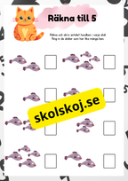 Jag lär mig räkna - 1- 10