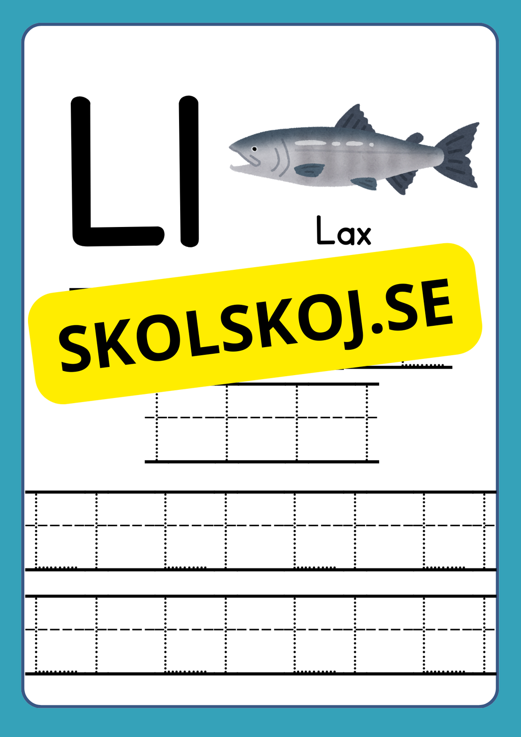 Träna finmotoriken - Lär dig alfabetet