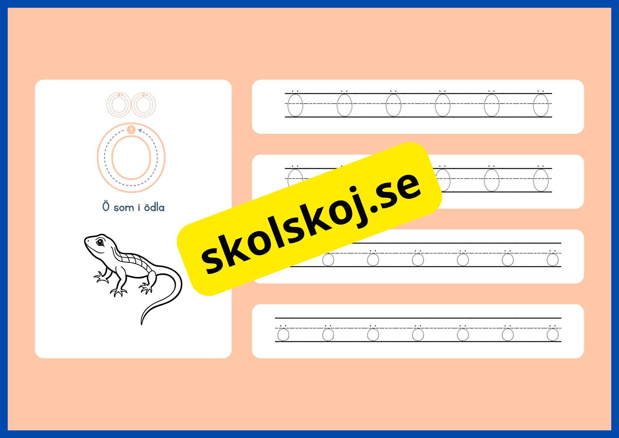 Jag lär mig alfabetet - Spåra bokstäver - Häfte