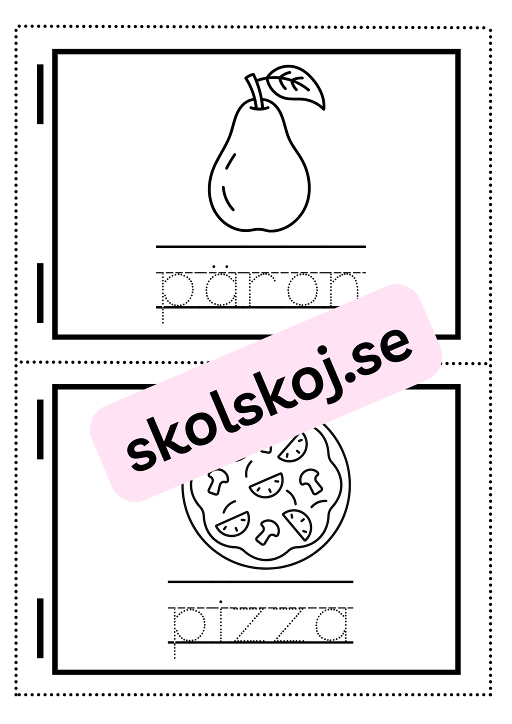 Min skrivbok - Minibok - 40 sidor