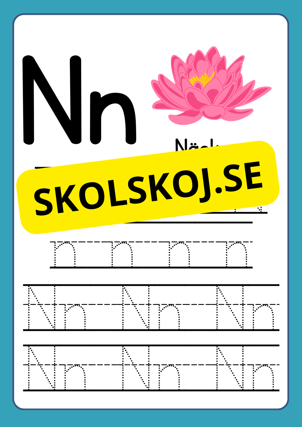 Träna finmotoriken - Lär dig alfabetet