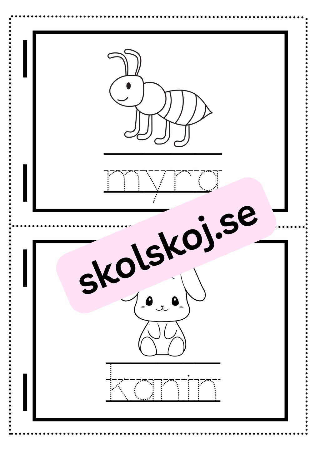 Min skrivbok - Minibok - 40 sidor