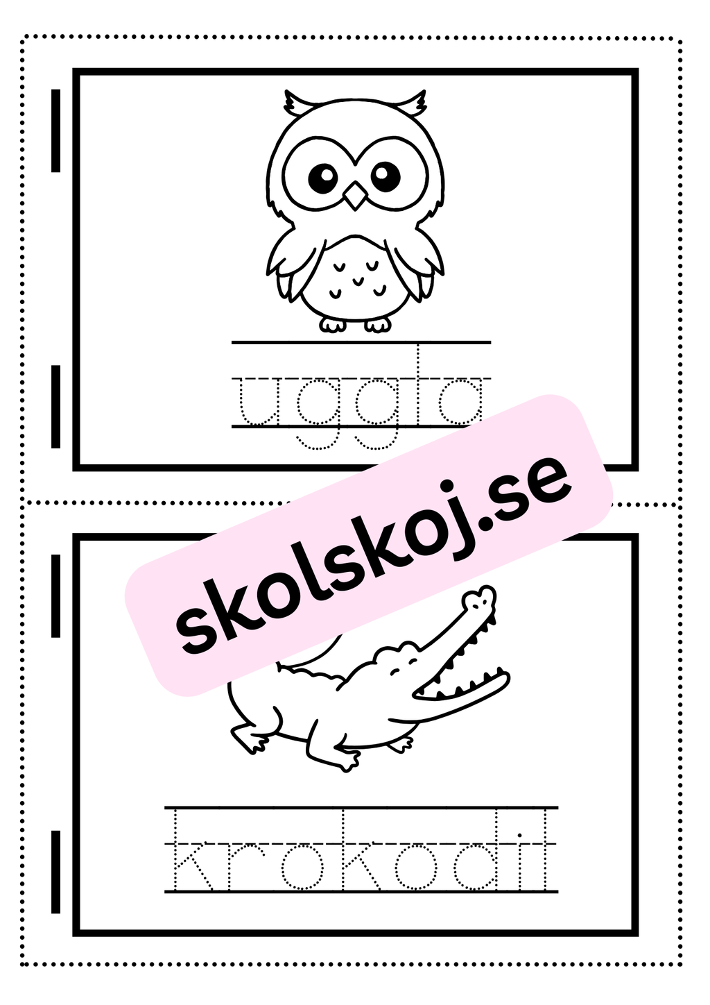 Min skrivbok - Minibok - 40 sidor