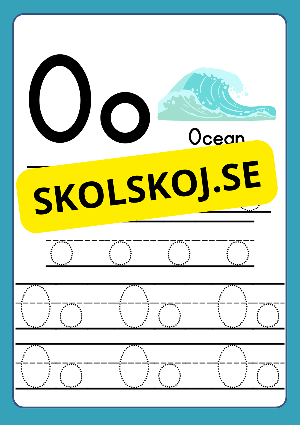 Träna finmotoriken - Lär dig alfabetet