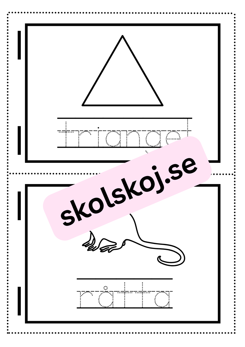 Min skrivbok - Minibok - 40 sidor