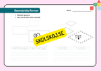 Geometriska former - Häfte