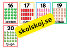 Roliga mattekort med bilder - A5