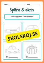 Spåra och skriv - Häfte