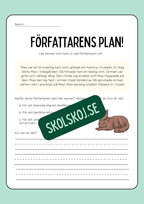 Författarens plan - Häfte