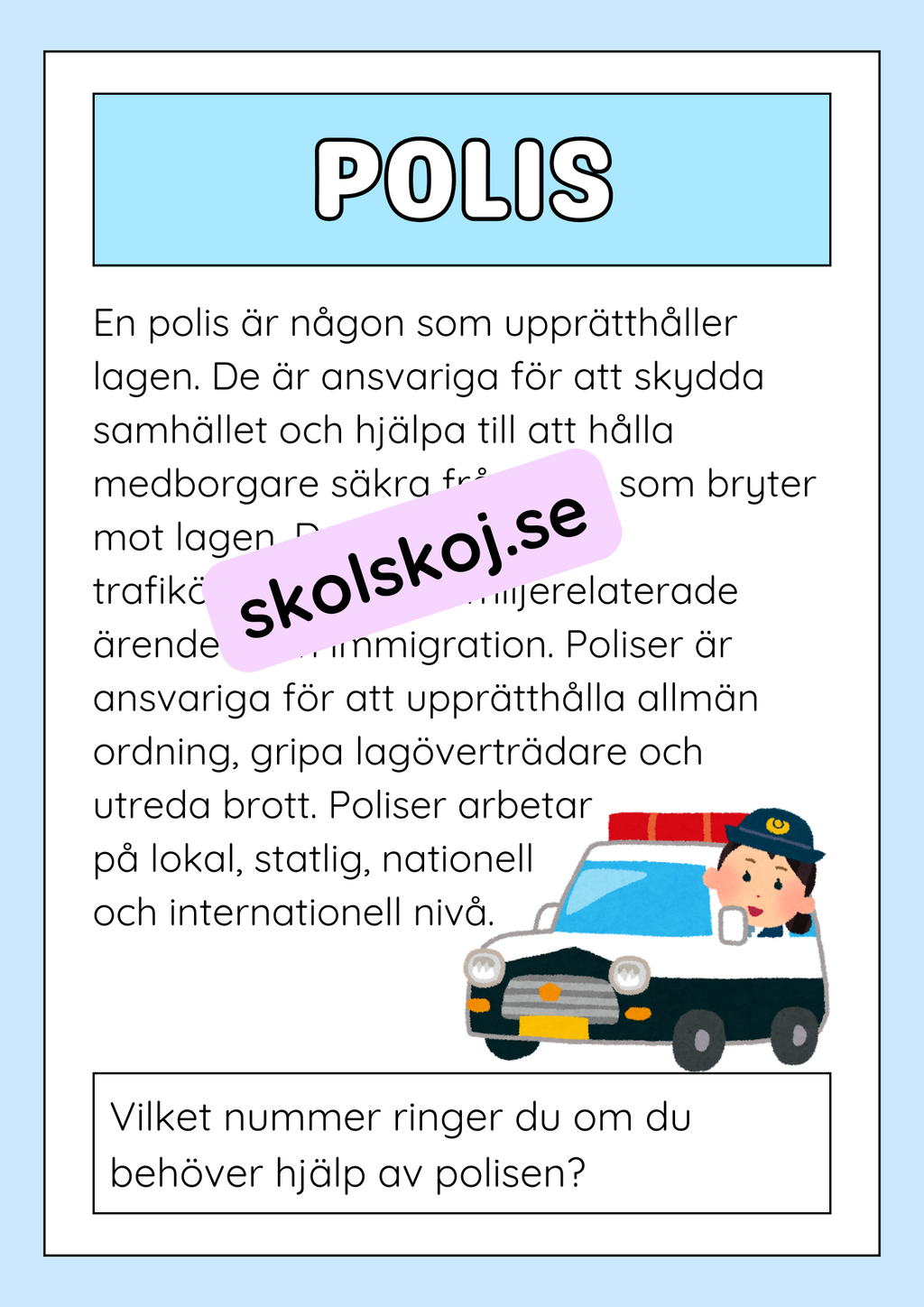 Viktiga yrken i samhället