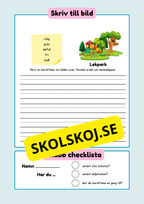 Häfte - Skriv till bild