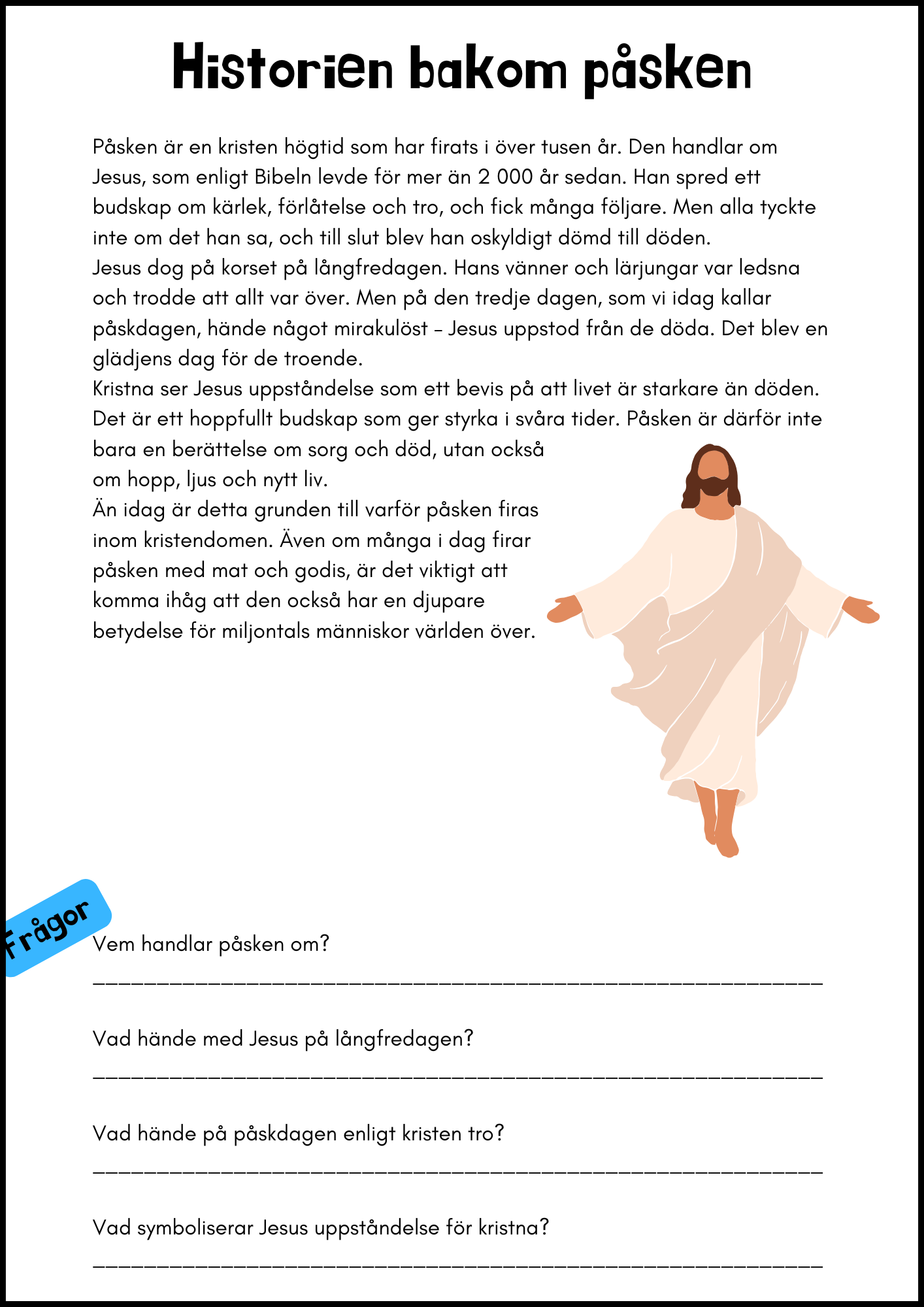 Varför firar vi påsk? Åk 3 - 6