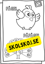 Bondgårdsdjur målarbok - Häfte