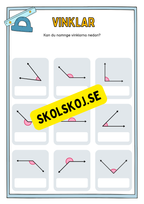 Vinklar - Häfte - Årskurs 5 - 7