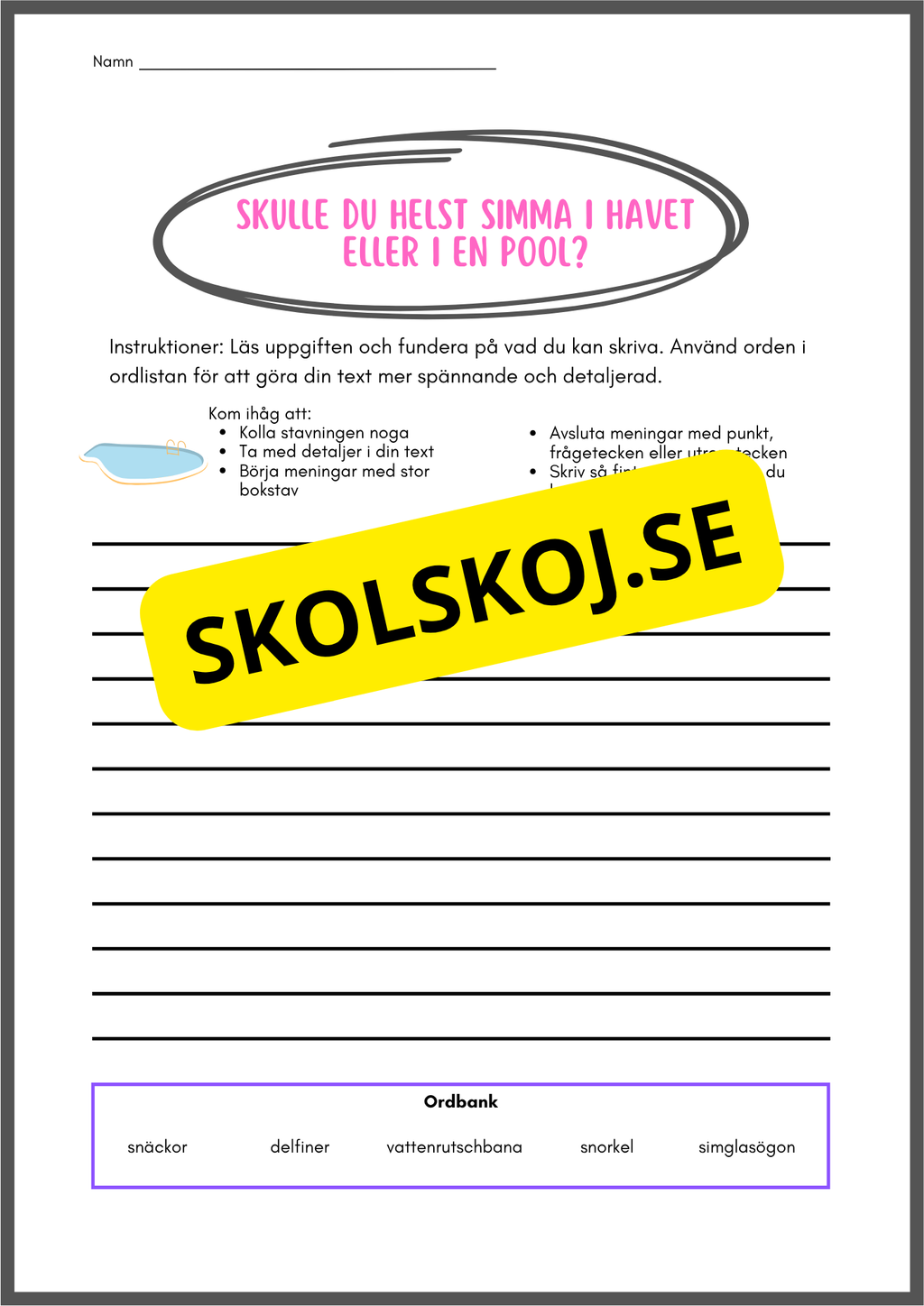 Skriv och lek med ord