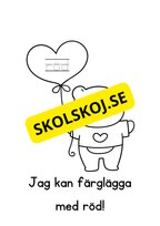 Alla hjärtans dag - Målarbok