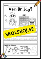 Vem är jag? Tema: Yrken