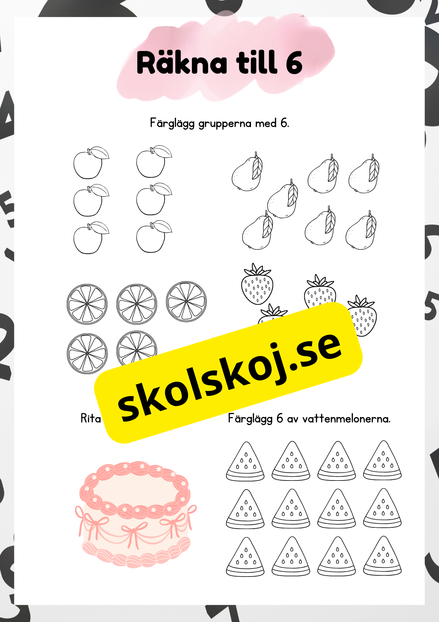 Jag lär mig räkna - 1- 10