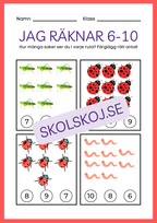 Jag räknar 6 - 10 - Häfte